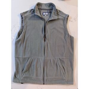 Properly Tied Vest Fleece Mens Size L Austin Gray